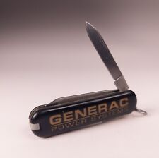 GENERAC Logo Victorinox Swiss Army Classic SD Pocket Knife Black 58MM picture