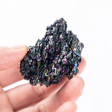 1pc Colorful Carborundum Natural Stone Specimen Silicon Carbide Crystal  picture