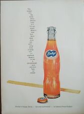 1955 Vintage Bireley's soda print ad.  Post world war II picture
