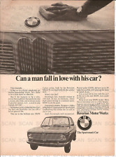1968 BMW Vintage Magazine Ad  'The Sportsman's Car'  Bavarian Motor Works picture