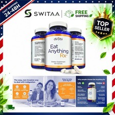 Dirobi Eat Anything Rx Digestive Enzymes - Fructose & FODMAP Relief, Gas & picture