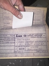 NASA Apollo Link 691092 THRU 691095 Container, Carbon Dioxide Absorber - 2 Cell, picture