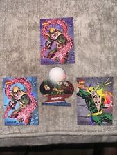 2024 Finding Unicorn Marvel Evolution Club Shaped Iron Fist CASE HIT SP &3 Cards picture