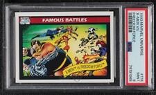 1990 Impel Marvel Universe Famous Battles X-Men vs Freedom Force #118 PSA 9 MINT picture