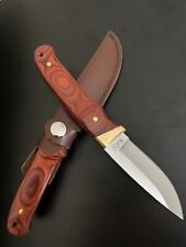 K&G 7” Fixed Blade Hunting Knife Stainless Steel 420J Blade HD picture