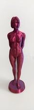 Cortana Figurine | Dual-Color Silk PLA | Halo Legacy Purple & Blue Tribute picture