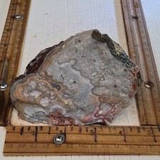 Rosetta lace agate rough Spectacular, elegant colors, pattern 1LB 1.9oz picture