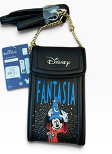 Primark x Disney Fantasia Sorcerer Mickey Mouse Cell Phone Holder Crossbody NWT picture