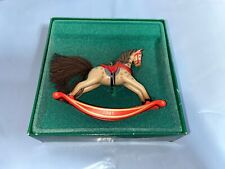 Hallmark Ornament 1981 ROCKING HORSE 1st in Series picture