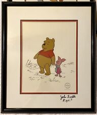 Disney Sericel Pooh And Piglet “Best Friends” Signed By Voice Of Piglet picture