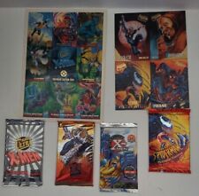 Fleer Ultra X-Men +fleer Ultra Spider-Man Sealed Packs W/2 Uncut Promos (Rare) picture