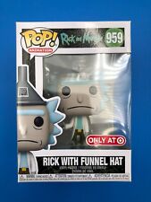 Funko POP Rick With Funnel Hat #959 Vinyl Figure Rick And Morty Target Exclusive picture