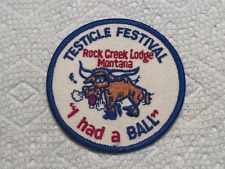 Vintage TESTICLE FESTIVAL Rock Creek Lodge Montana 