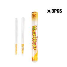 HONEYPUFF 1 1/4 Honey Flavored Pre Rolled Cones Clear Non Cone 3 Packs picture