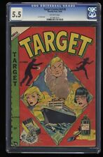 Target Comics #8 CGC FN- 5.5 Off White L.B. Cole Cover Novelty Press picture