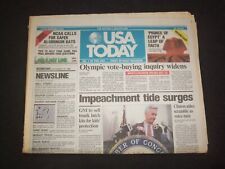 1998 DECEMBER 16 USA TODAY NEWSPAPER - IMPEACHMENT TIDE SURGES - NP 7976 picture