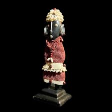 African Limited Edition Red Beaded Namji Doll Home Décor statue-G1063 picture