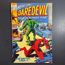 Daredevil 50 Silver Age Marvel 1969 Stan Lee comic Barry Windsor-Smith cover picture