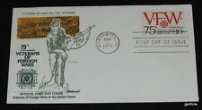 VIETNAM WAR 1974 VETERANS OF FOREIGN WARS FIRST DAY COVER KHE SANH SOLDIER ART picture
