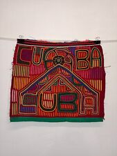 Antique Rare Hand Sewn Kuna Mola Panama Applique Folk Art Textile Wall Hanging picture