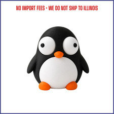 Rafford Penguin Figurine with Movable Eyes, Cute Desktop Toy, Animal Home Decor picture