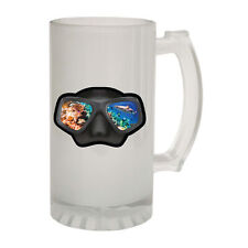 Scuba Diving Ow Goggles Versacam Novelty Funny Gift Frosted Glass Beer Stein picture