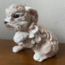 1930s-60s VTG Kay Finch YORKSHIRE TERRIER PUPPY Ceramic Figurine MADE IN CALIF picture
