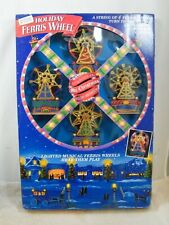 NEW 1994 MR CHRISTMAS HOLIDAY FERRIS WHEEL, 20 SONGS, LIGHTS & MUSIC RARE #5401 picture