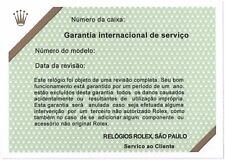 ROLEX Guarantee Certificate Service DATEJUST 16013 16014 16018 16030 16078 16200 picture