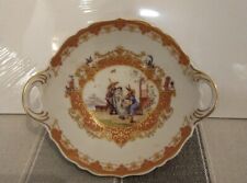 kaiser porcelain 2 Handled Bowl/dish Signed-numbered Hand Painted- Chinois picture