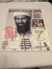 Robert O'Neill Signed Autographed 13 x 16 Photo Navy Seal Bin Laden PSA COA picture