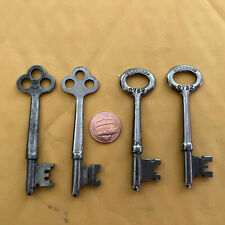 Lot of 4 Metal Vintage Skeleton Keys  picture