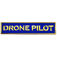 PBX-003-H DRONE PILOT Blue Commendation Bar Pin Police Government Realtor Commer picture