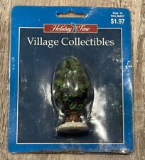 Vintage Walmart Holiday Time Village Collectibles - Holly Bush, NOS picture