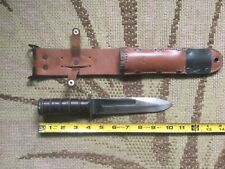 Vintage Camillus USN Fighting Combat Knife Modified With Sheath  picture