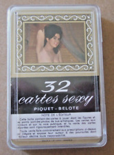 RARE   32 SEXY FRENCH PLAYING CARDS  TASTEFUL NUDITY   HTF picture