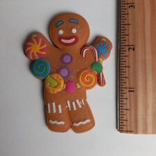 SHREK 4-D UNIVERSAL STUDIOS RUBBER MAGNET Gingy Gingerbread Man 2012 Souvenir picture