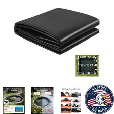 Weatherproof 15 ft x 15 ft EPDM Pond Liner - Ideal for Any Pond Ecosystem picture