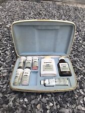 Vintage 1960s UPJOHN Medicine Kit • 8 Items • Bottles Vials Pharmacy Apothecary picture
