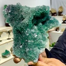 3.19LB Rare transparent GREEN cubic fluorite mineral crystal sample/China picture