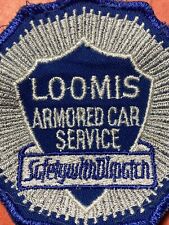 Vintage Truckers Patch. Loomis Armoured Car Service SWD 8.5cm 13 BG03 picture