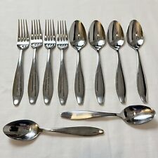 Lot of 10 Pcs Oneida Comet Stainless Steel Flatware Forks and Spoons picture
