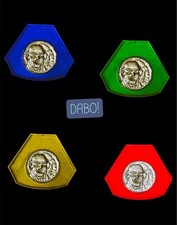 Gold Quark Faced Dabo Chips, Hand Painted, Ds9 Star Trek Deep Space Ferengi Coin picture