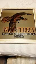Vintage 1980's Carnival Mirror . Wild Turkey Kentucky Straight Bourbon picture
