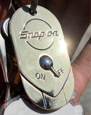 Snap-on Key Chain Silver Vintage On/Off Switch Used Japan Rare F/S picture