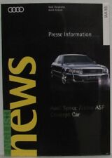 1993 Audi Space Frame ASF Concept Car Media Information Press Kit picture