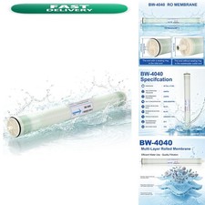 BW-4040 Reverse Osmosis Membrane 2400 GPD 99.5% Desalination Rate picture