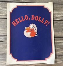 Vintage 1973 Hello Dolly April Elyria High School Musical Program picture