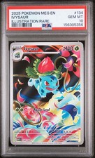 Pokemon Ivysaur Full Art 134 Mega Evolution IR PSA 10 Gem Mint picture