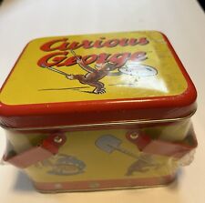 Vintage Curious George Picnic Tin Lunch Box Ltd Edition Candy Mix - NEW Sealed picture